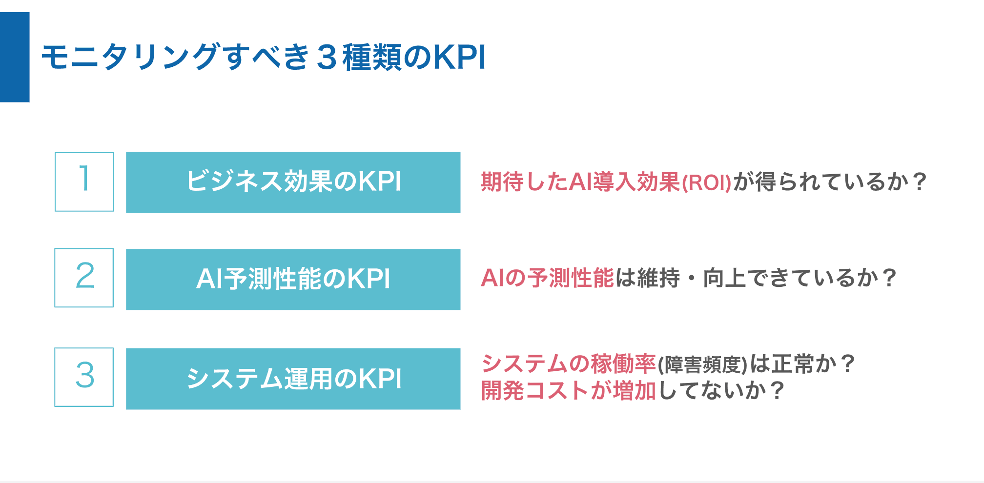 プロダクト開発でモニタリングすべき３つのKPI